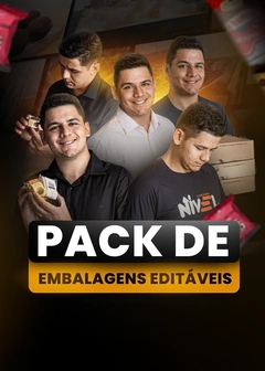 Capa: Pack de Embalagens Editáveis